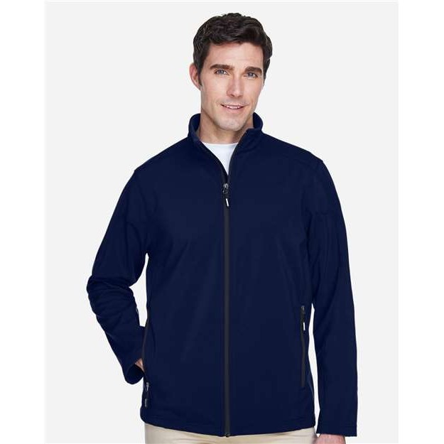 Men's Two-Layer Fleece Bonded Soft Shell Jacket - Thumbnail Image