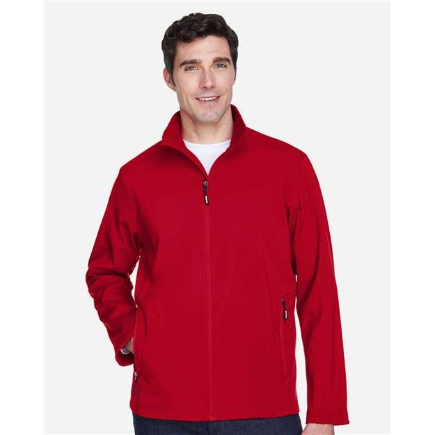 Men's Two-Layer Fleece Bonded Soft Shell Jacket - Thumbnail Image