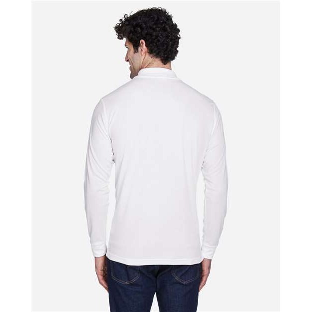 Men's Pinnacle Performance Long Sleeve Piqué Polo - Thumbnail Image