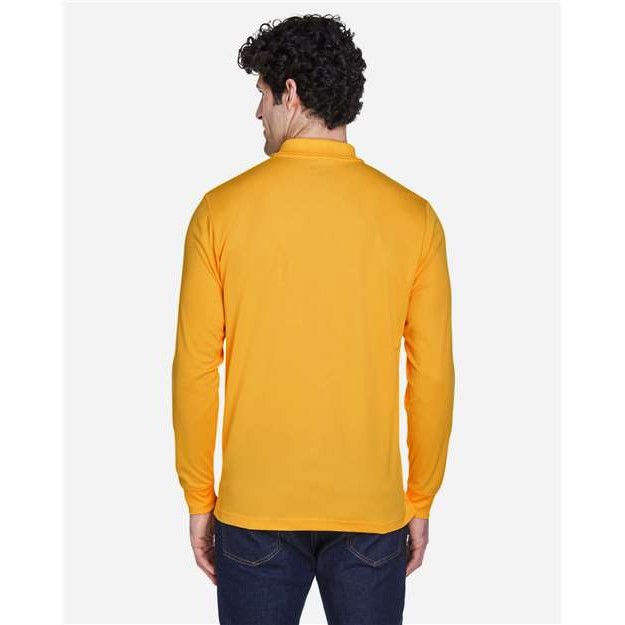 Men's Pinnacle Performance Long Sleeve Piqué Polo - Thumbnail Image