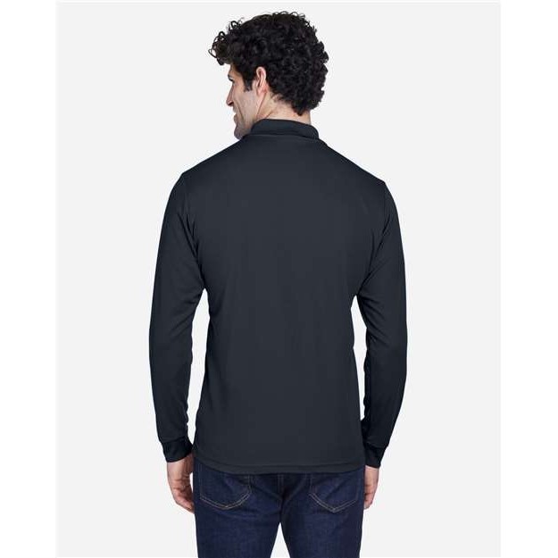 Men's Pinnacle Performance Long Sleeve Piqué Polo - Thumbnail Image