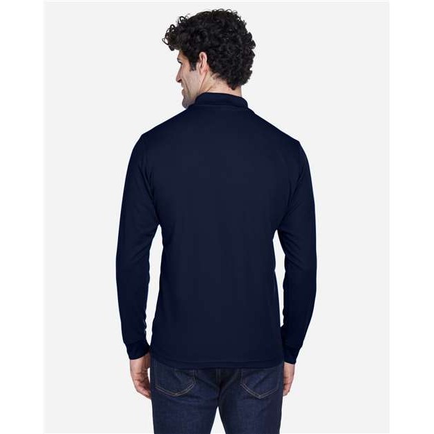 Men's Pinnacle Performance Long Sleeve Piqué Polo - Thumbnail Image