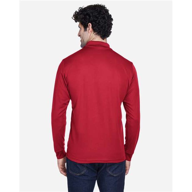 Men's Pinnacle Performance Long Sleeve Piqué Polo - Thumbnail Image