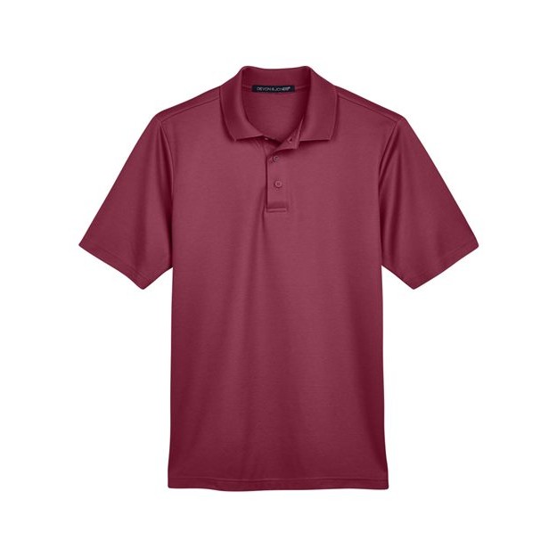 Men's Plaited Polo - Thumbnail Image