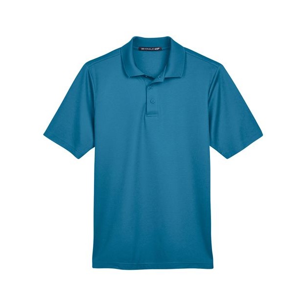 Men's Plaited Polo - Thumbnail Image