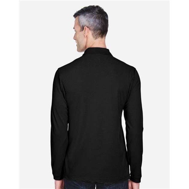 Men's Long Sleeve Polo - Thumbnail Image