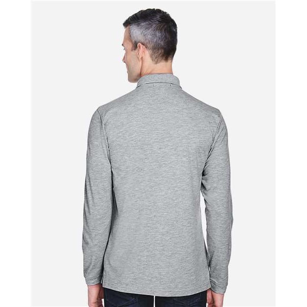 Men's Long Sleeve Polo - Thumbnail Image