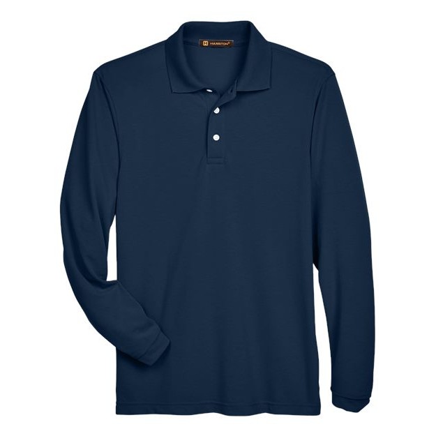 Men's Long Sleeve Polo - Thumbnail Image