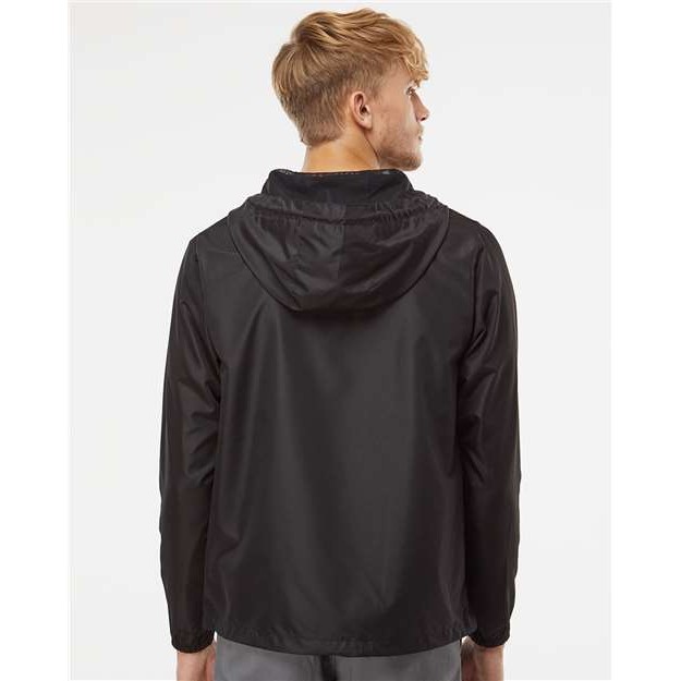 Unisex Lightweight Quarter-Zip Windbreaker Pullover Jacket - Thumbnail Image