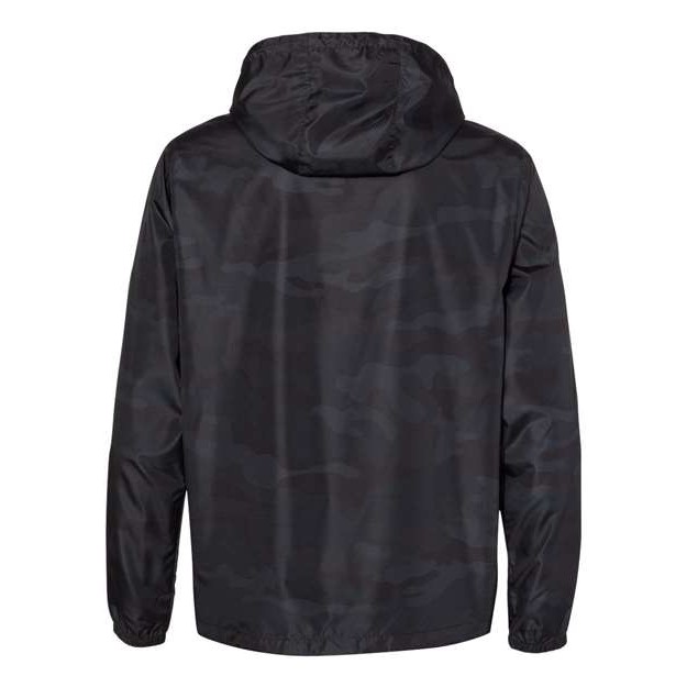 Unisex Lightweight Quarter-Zip Windbreaker Pullover Jacket - Thumbnail Image