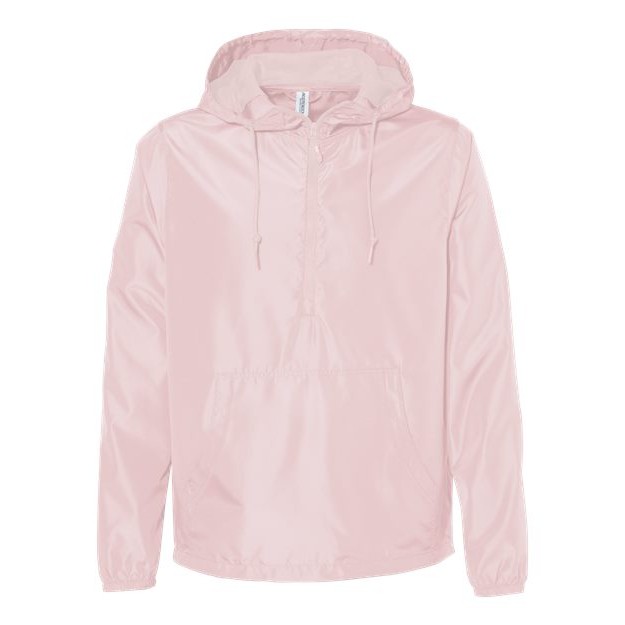 Unisex Lightweight Quarter-Zip Windbreaker Pullover Jacket - Thumbnail Image