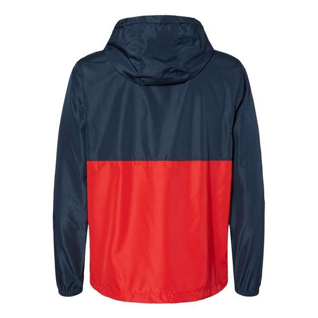 Unisex Lightweight Quarter-Zip Windbreaker Pullover Jacket - Thumbnail Image