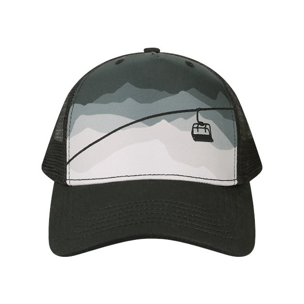 Printed Five-Panel Trucker Cap - Thumbnail Image