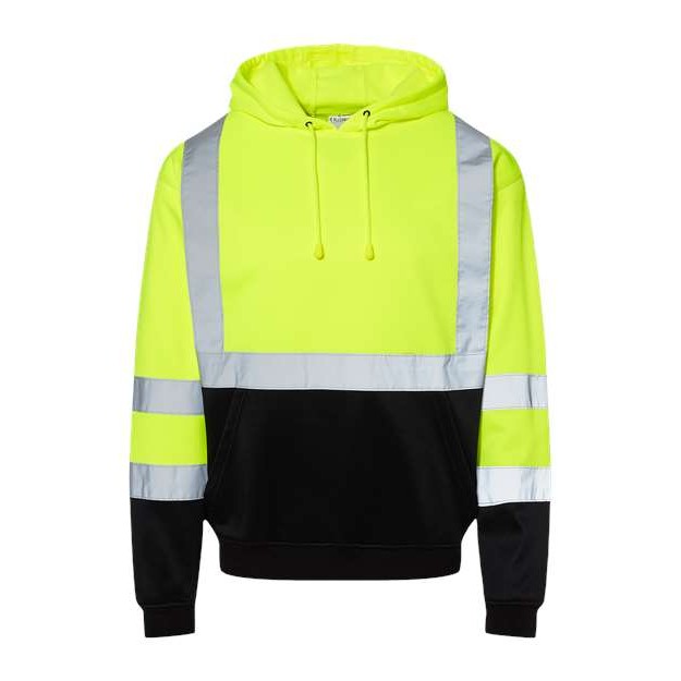 Unisex Hi-Vis Hooded Sweatshirt - Thumbnail Image
