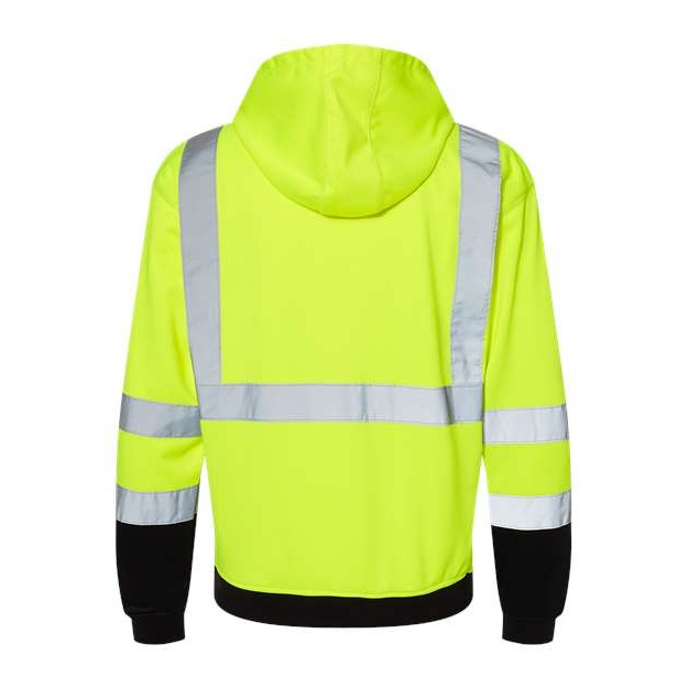 Unisex Hi-Vis Hooded Sweatshirt - Thumbnail Image