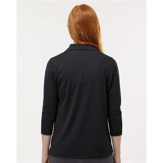 Women's Lady Palm Three-Quarter Sleeve Polo - Thumbnail Image