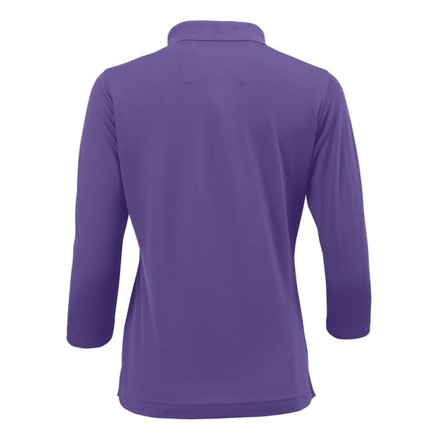 Women's Lady Palm Three-Quarter Sleeve Polo - Thumbnail Image
