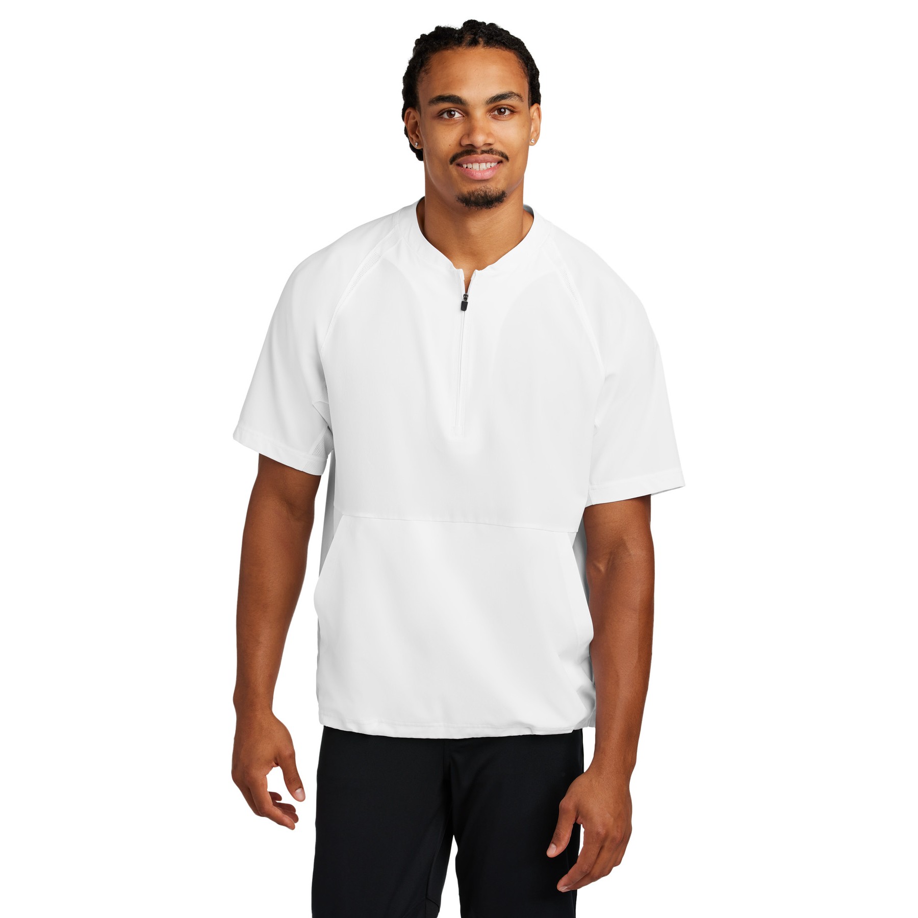 Repeat 1/2-Zip Short Sleeve Jacket - Thumbnail Image