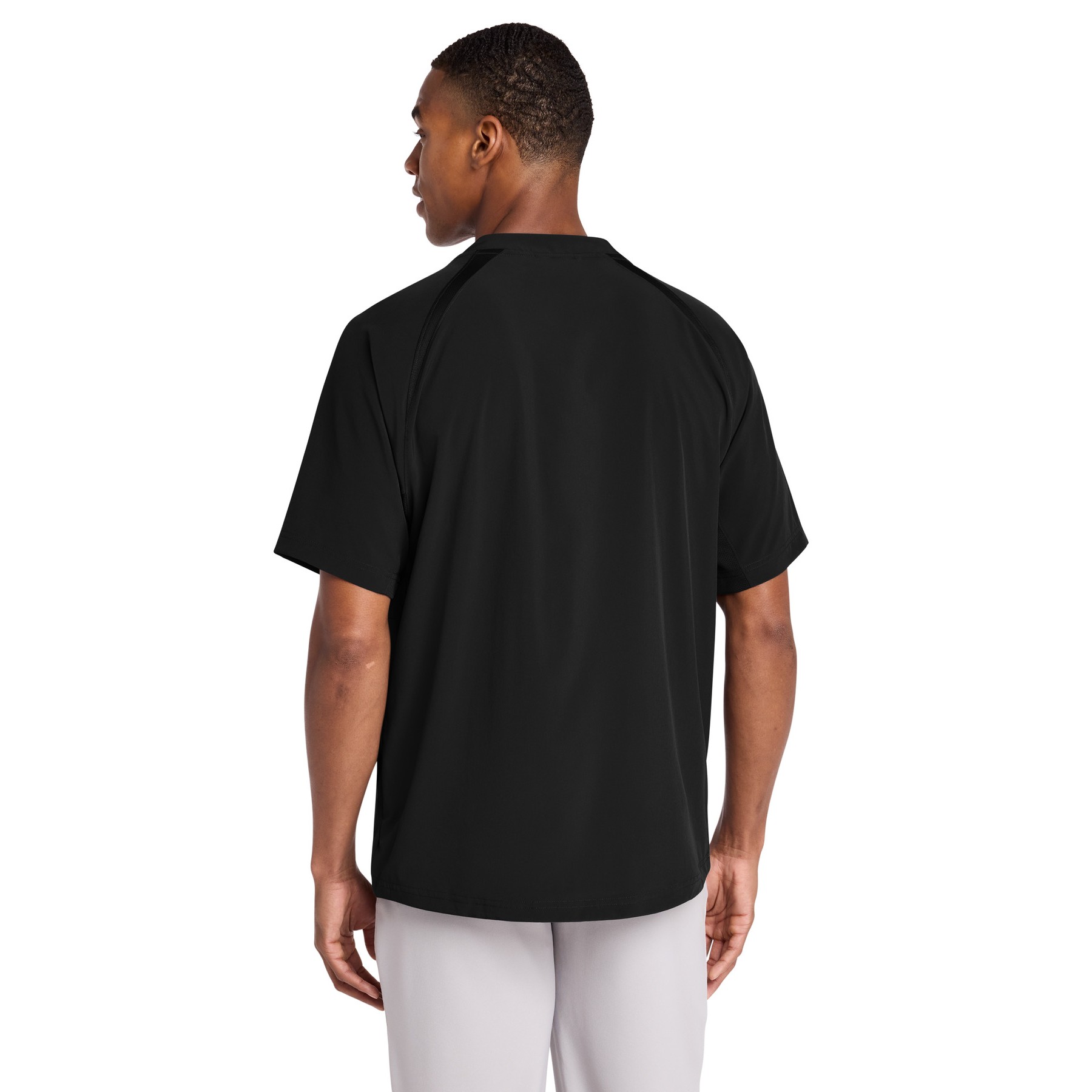 Repeat 1/2-Zip Short Sleeve Jacket - Thumbnail Image