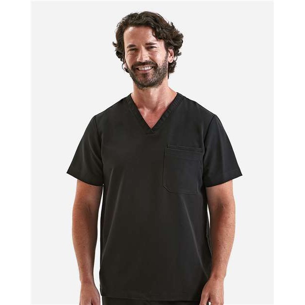 Men's Limitless V-Neck Stretch Scrub Top - Thumbnail Image