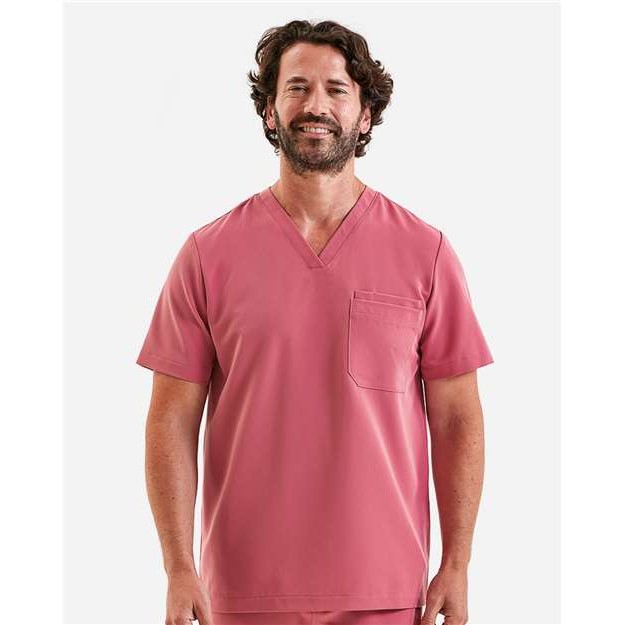 Men's Limitless V-Neck Stretch Scrub Top - Thumbnail Image