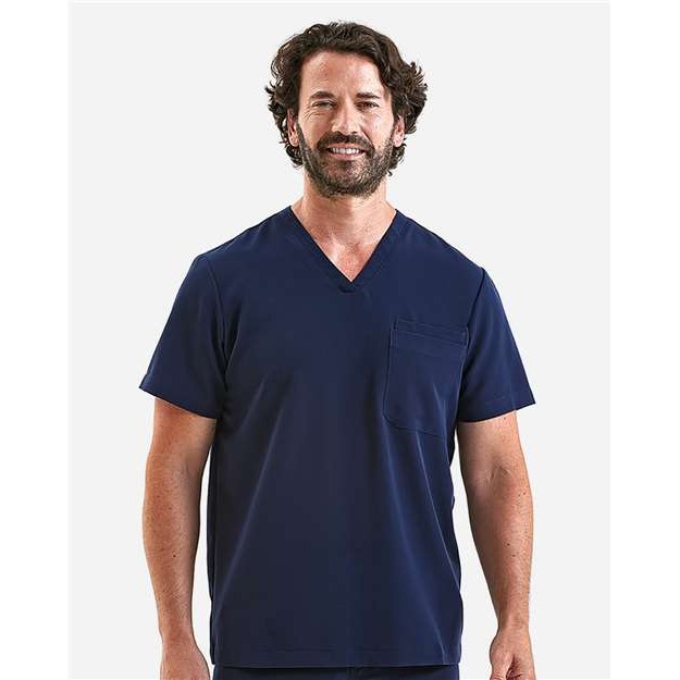 Men's Limitless V-Neck Stretch Scrub Top - Thumbnail Image