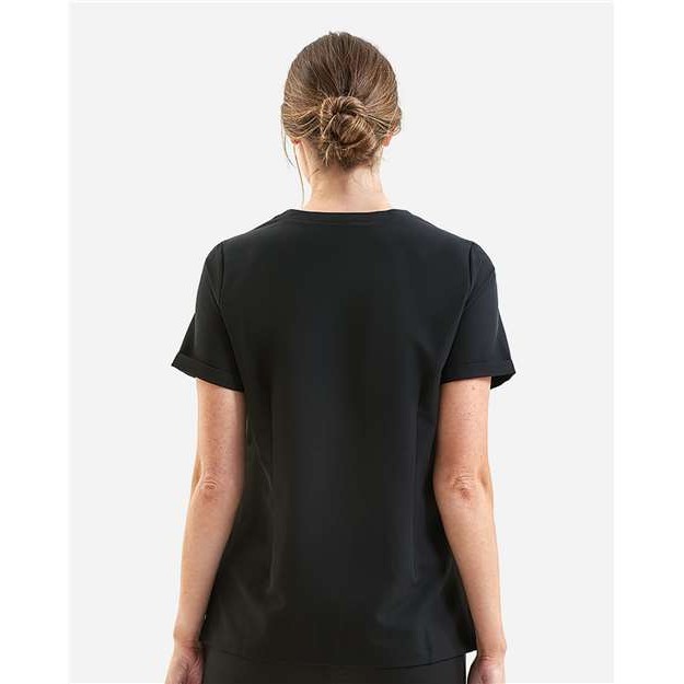 Women's Invincible V-Neck Stretch Scrub Top - Thumbnail Image