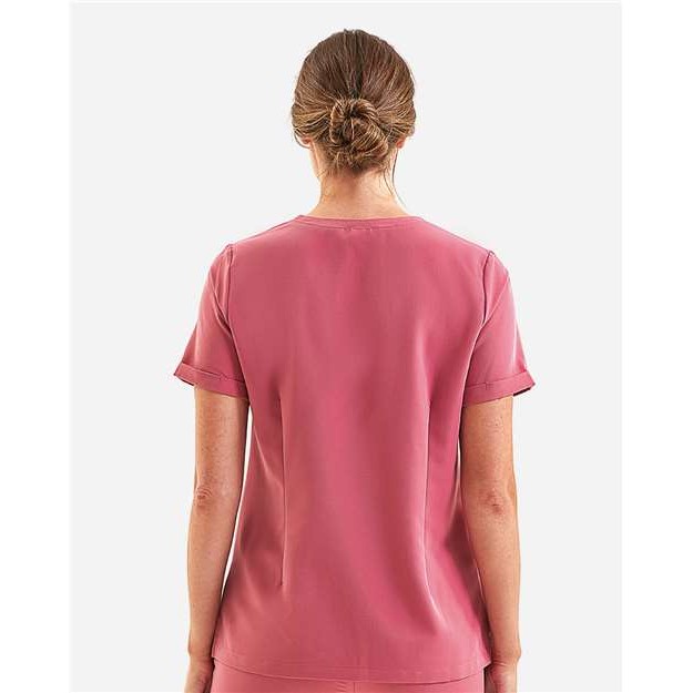 Women's Invincible V-Neck Stretch Scrub Top - Thumbnail Image