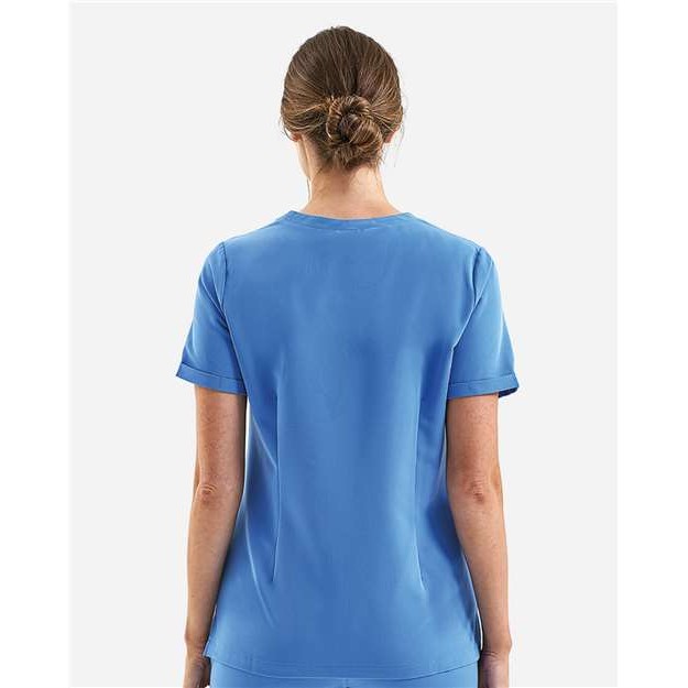 Women's Invincible V-Neck Stretch Scrub Top - Thumbnail Image