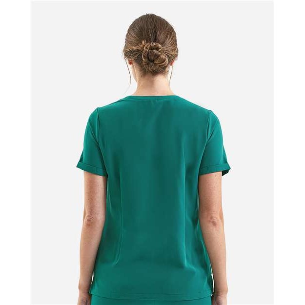 Women's Invincible V-Neck Stretch Scrub Top - Thumbnail Image