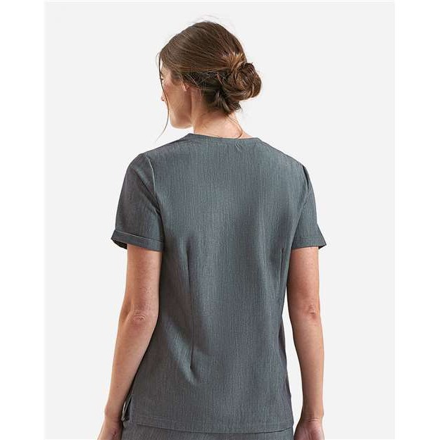 Women's Invincible V-Neck Stretch Scrub Top - Thumbnail Image
