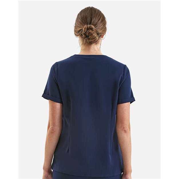 Women's Invincible V-Neck Stretch Scrub Top - Thumbnail Image