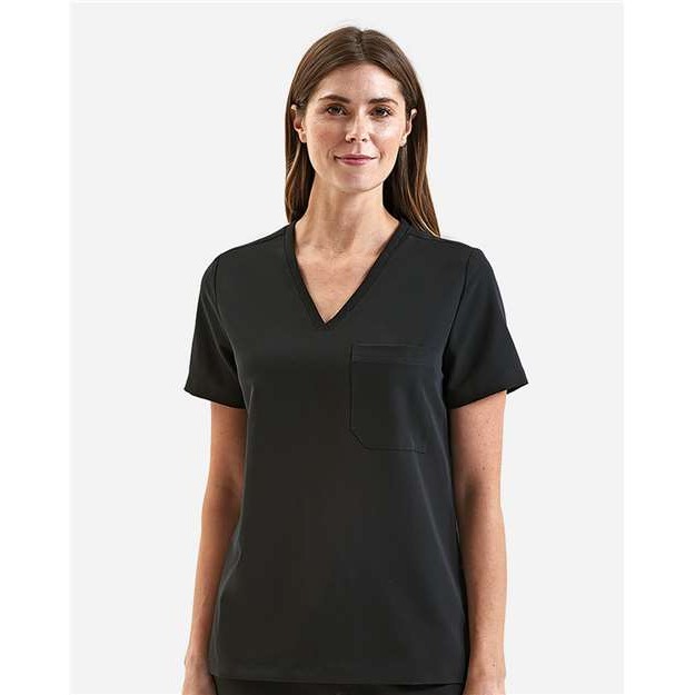 Women's Limitless V-Neck Stretch Scrub Top - Thumbnail Image