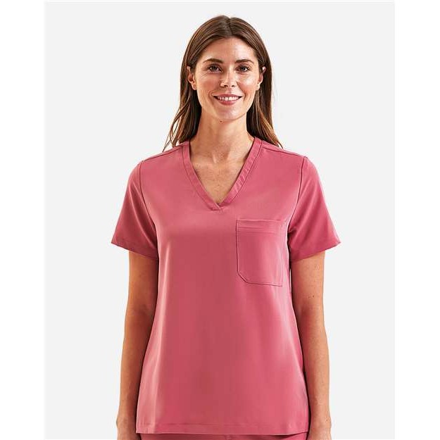 Women's Limitless V-Neck Stretch Scrub Top - Thumbnail Image