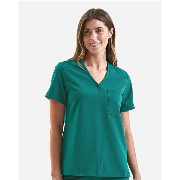 Women's Limitless V-Neck Stretch Scrub Top - Thumbnail Image