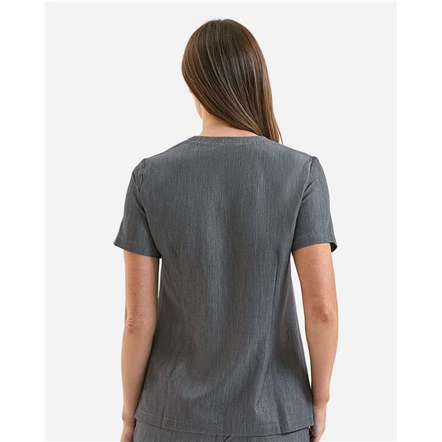 Women's Limitless V-Neck Stretch Scrub Top - Thumbnail Image