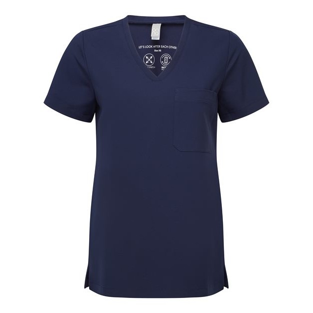 Women's Limitless V-Neck Stretch Scrub Top - Thumbnail Image