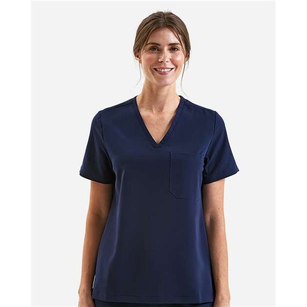 Women's Limitless V-Neck Stretch Scrub Top - Thumbnail Image