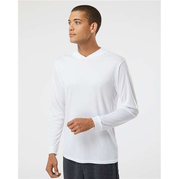 Unisex Bahama Performance Hooded Long Sleeve T-Shirt - Thumbnail Image