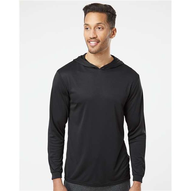 Unisex Bahama Performance Hooded Long Sleeve T-Shirt - Thumbnail Image