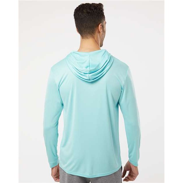Unisex Bahama Performance Hooded Long Sleeve T-Shirt - Thumbnail Image