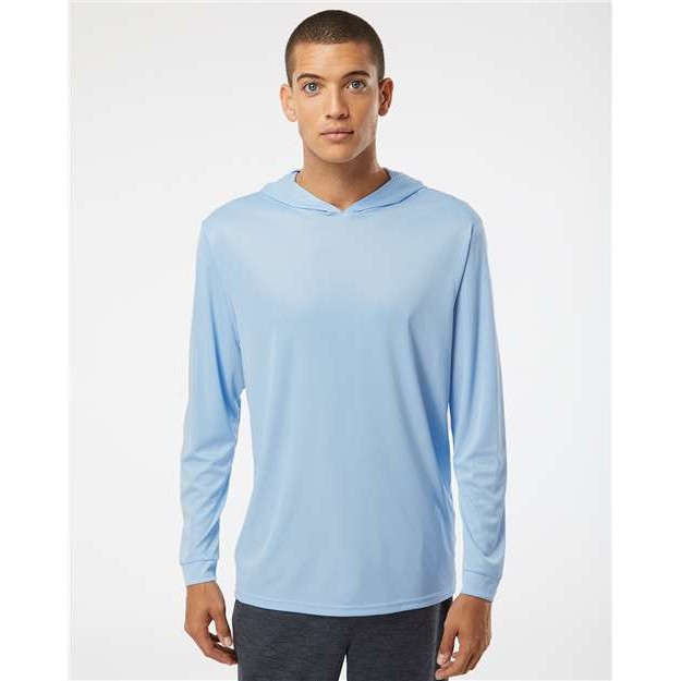 Unisex Bahama Performance Hooded Long Sleeve T-Shirt - Thumbnail Image