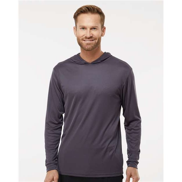 Unisex Bahama Performance Hooded Long Sleeve T-Shirt - Thumbnail Image