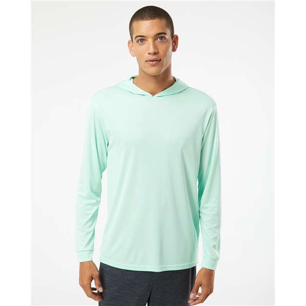 Unisex Bahama Performance Hooded Long Sleeve T-Shirt - Thumbnail Image