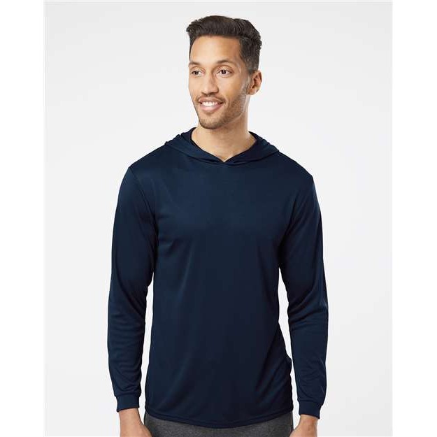 Unisex Bahama Performance Hooded Long Sleeve T-Shirt - Thumbnail Image