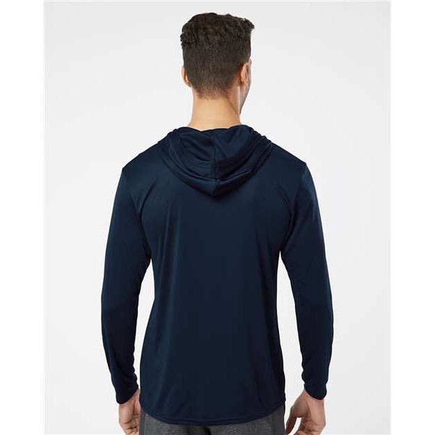 Unisex Bahama Performance Hooded Long Sleeve T-Shirt - Thumbnail Image