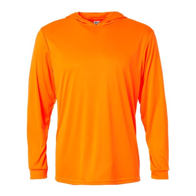 Unisex Bahama Performance Hooded Long Sleeve T-Shirt - Thumbnail Image