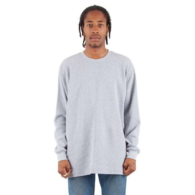 Unisex Heavyweight Thermal Long Sleeve T-Shirt - Thumbnail Image