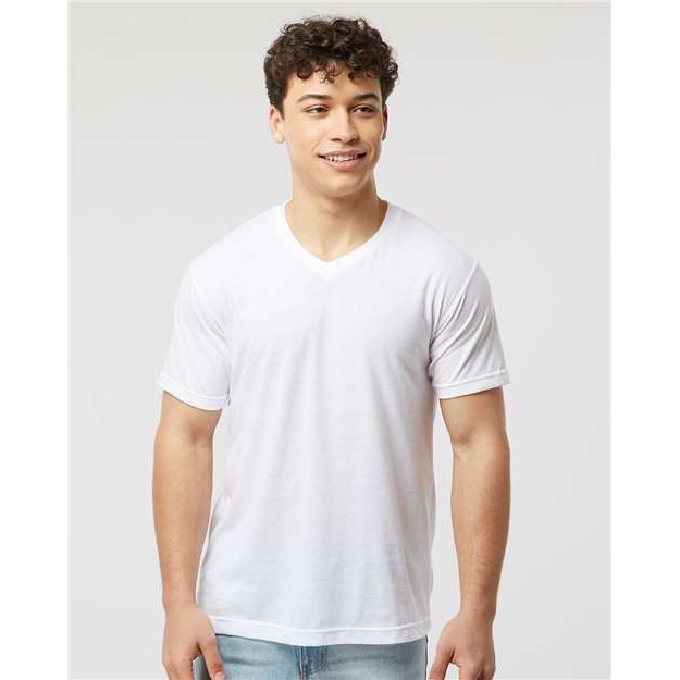 Men's Poly-Rich V-Neck T-Shirt - Thumbnail Image
