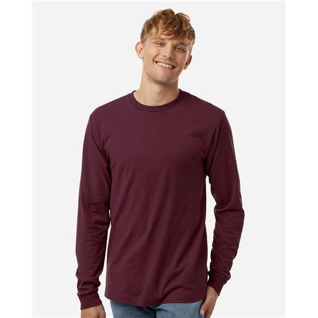 Unisex Fine Jersey Long Sleeve T-Shirt - Thumbnail Image